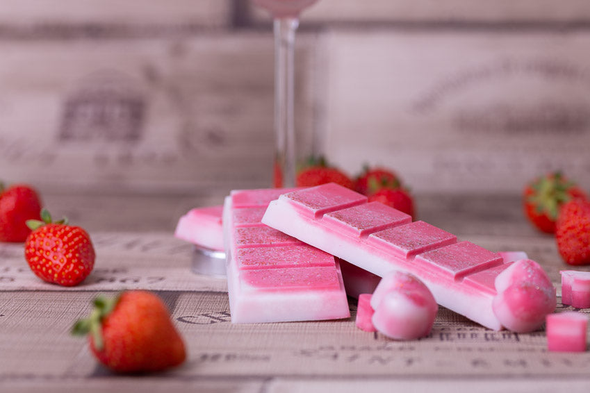 Aardbei Daiquiri Geurende Koolzaad- en Kokoswasmelts | Klikbalk | Hart | Mini-hart