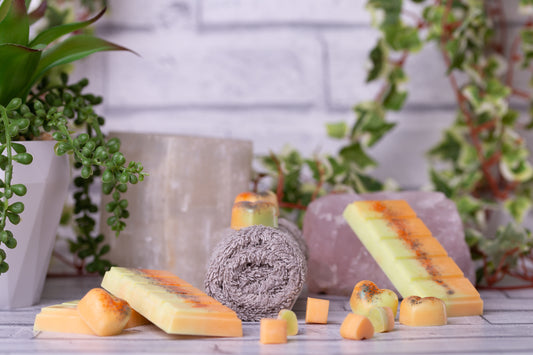 Sense of Calm Scented Rapeseed & Coconut Wax Melts | Snap Bar | Heart | Mini Heart