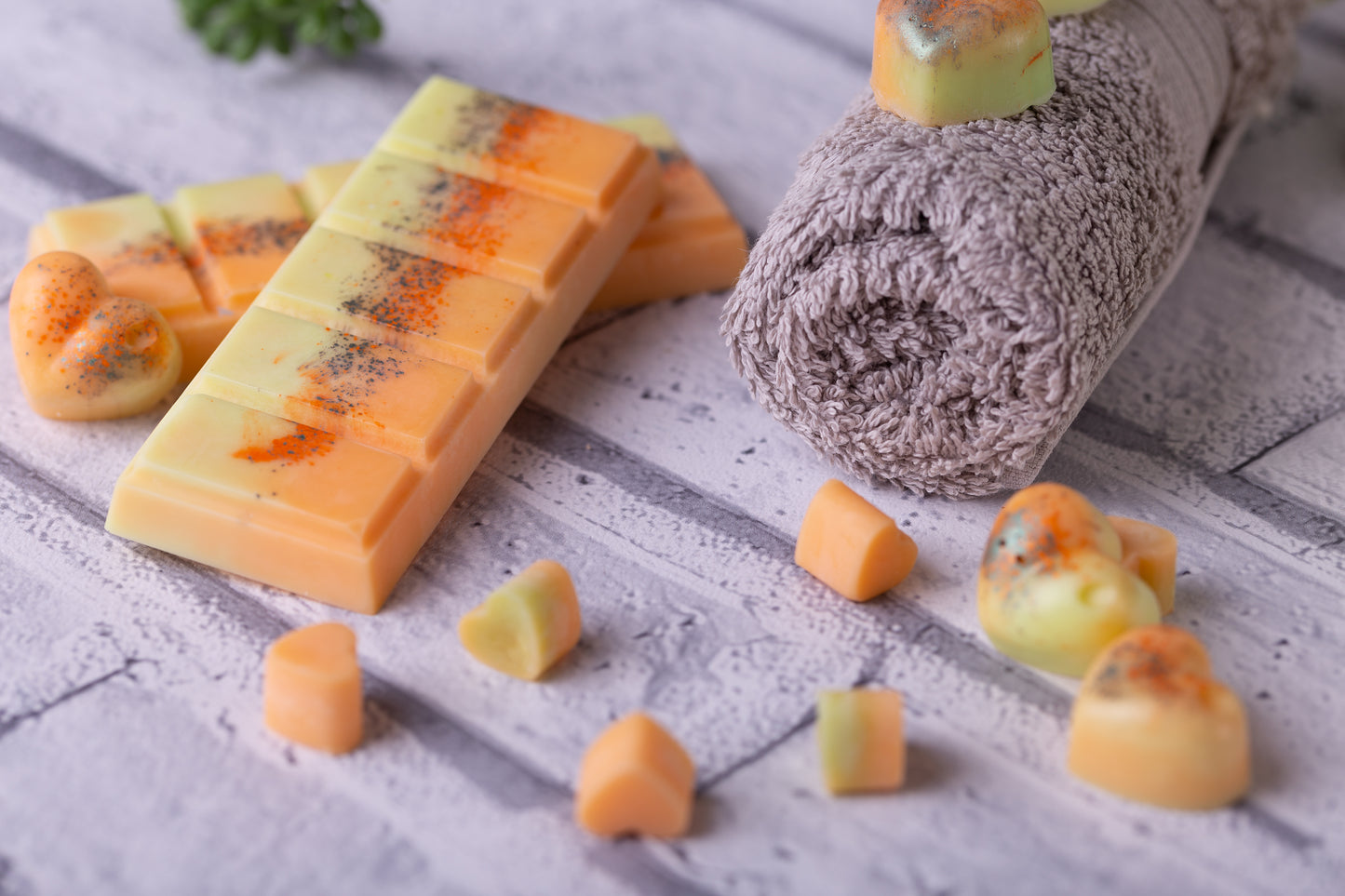 Sense of Calm Scented Rapeseed & Coconut Wax Melts | Snap Bar | Heart | Mini Heart