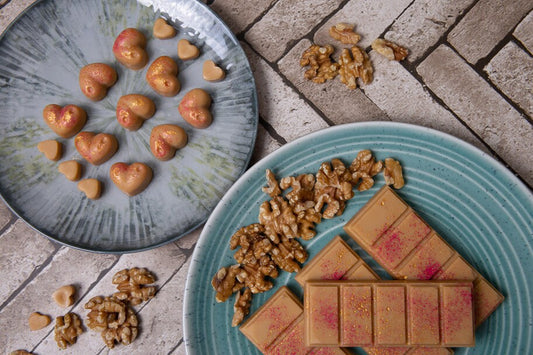 Maple Walnut Scented Rapeseed & Coconut Wax Melts | Snap Bar | Heart | Mini Heart