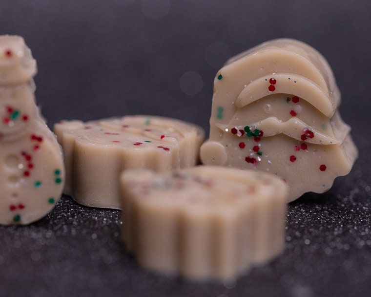 Peperkoek geurende raapzaad- en kokoswasmelts | Klikbalk | Hart | Mini-hart