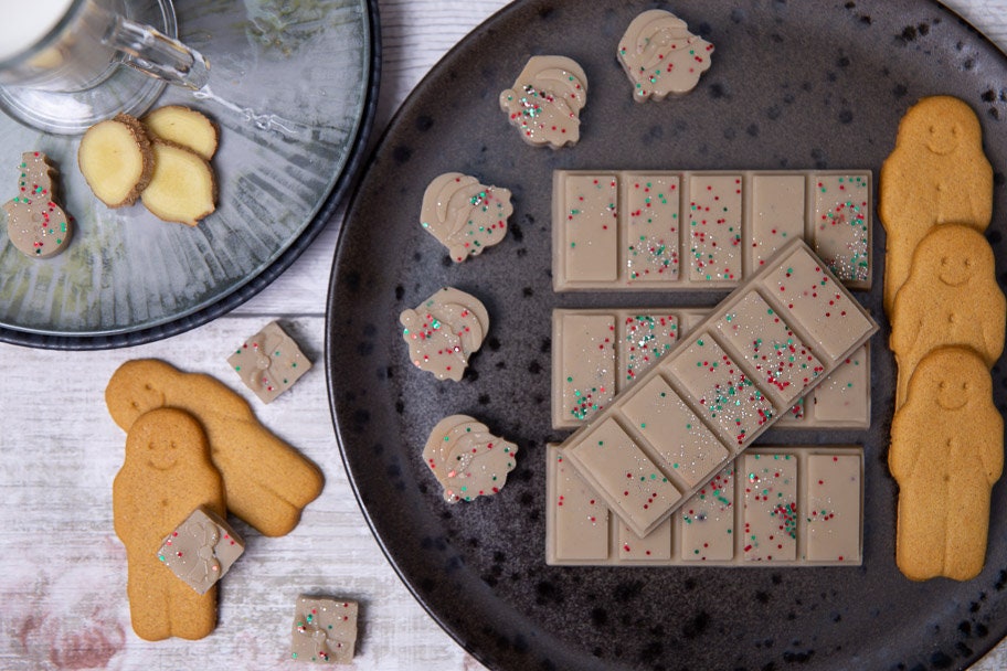 Peperkoek geurende raapzaad- en kokoswasmelts | Klikbalk | Hart | Mini-hart