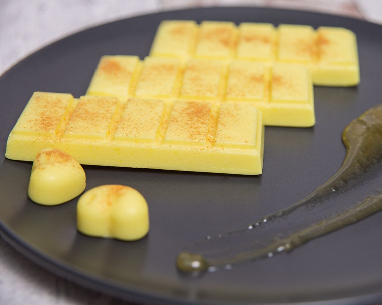 Lemon Curd geurende koolzaad- en kokoswasmelts | Klikbalk | Hart | Mini-hart