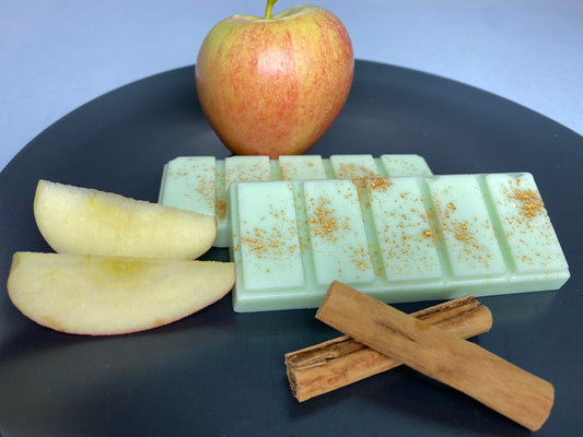 Apple & Cinnamon Rapeseed and Coconut Wax Melts | Snap Bar | Heart | Mini Heart