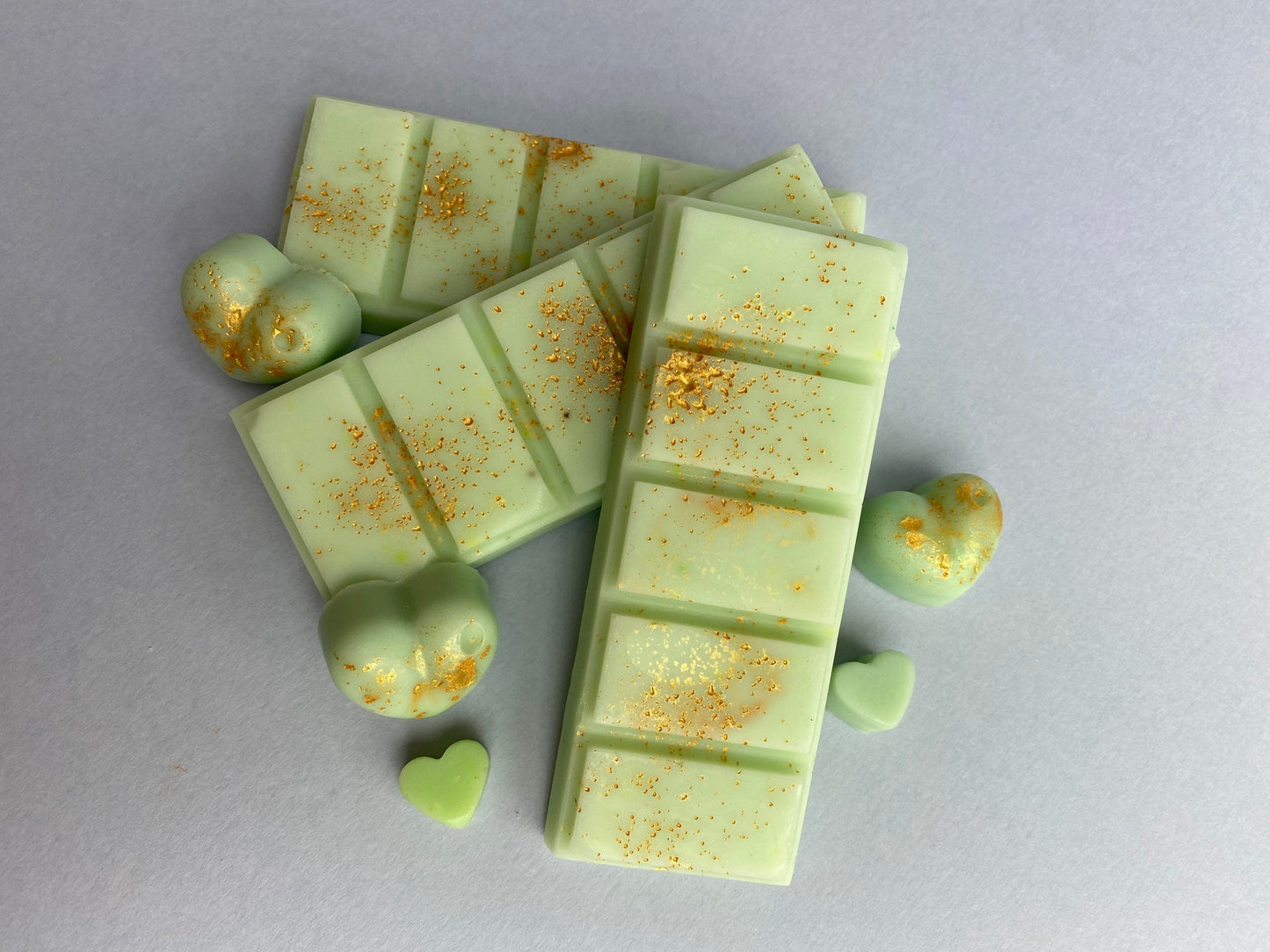 Apple & Cinnamon Rapeseed and Coconut Wax Melts | Snap Bar | Heart | Mini Heart