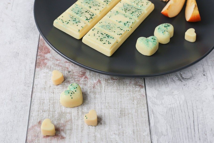 Appeltaart Koolzaad- & Kokoswasmelts | Klikbalk | Hart | Mini-hart