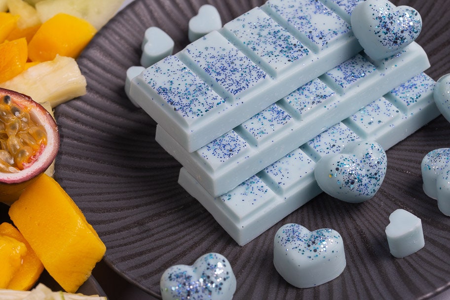 Bora Bora koolzaad- en kokoswasmelts | Klikbalk | Hart | Mini-hart