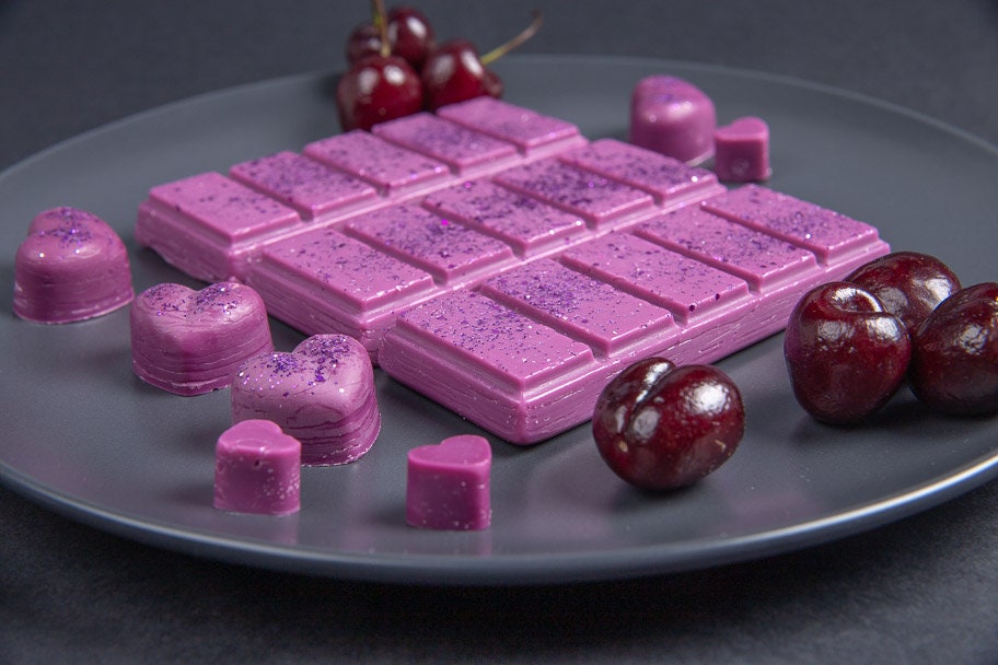 Black Cherry Scented Rapeseed & Coconut Wax Melts | Snap Bar | Heart | Mini Heart