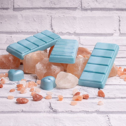 Aqua Minerals & Sea Kelp Rapeseed and Coconut Wax Melts | Snap Bar | Heart | Mini Heart