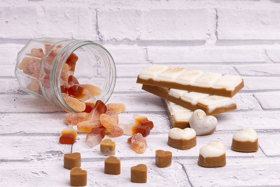 Cola Bottle Scented Rapeseed and Coconut Wax Melts | Snap Bar | Heart | Mini Heart