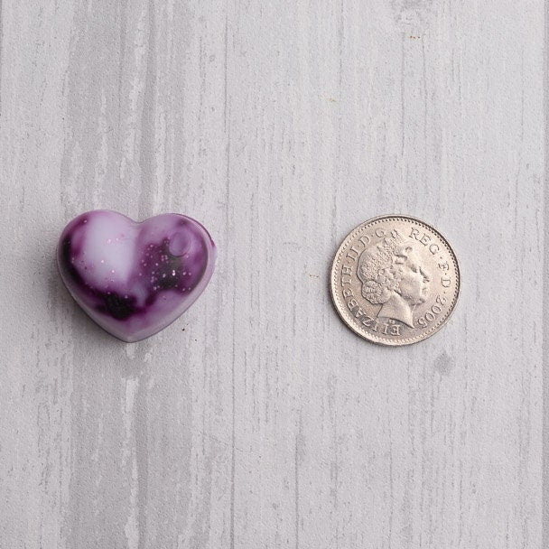 Parma Violet geurende koolzaad- en kokoswasmelts | Klikbalk | Harten | Miniharten