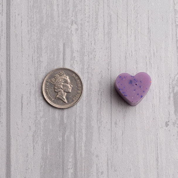 Lavendel geurende koolzaad- en kokoswasmelts | Klikbalk | Hart | Mini-hart