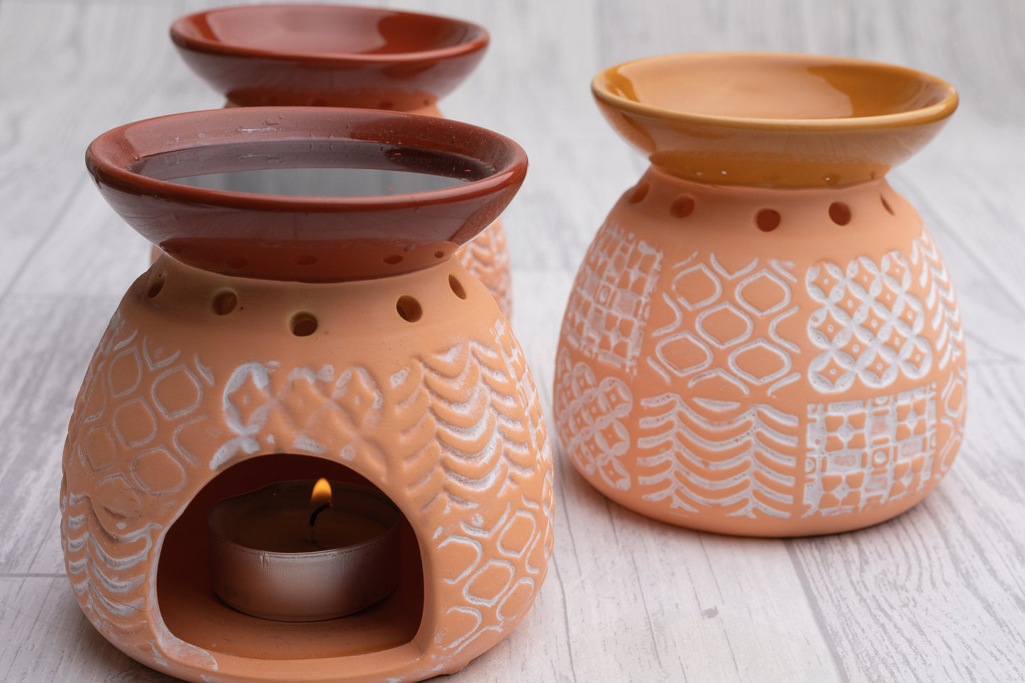Terracotta Oven Wax Smeltverwarmer | Oliebrander