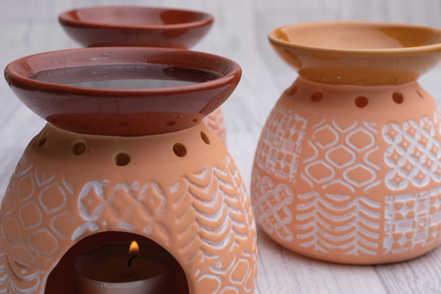 Terracotta Oven Wax Smeltverwarmer | Oliebrander